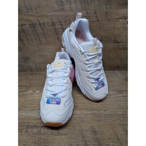 Skechers D'Lites Spring Bloom Floral Chunky Sneakers Womens 9 Y2K Aesthetic